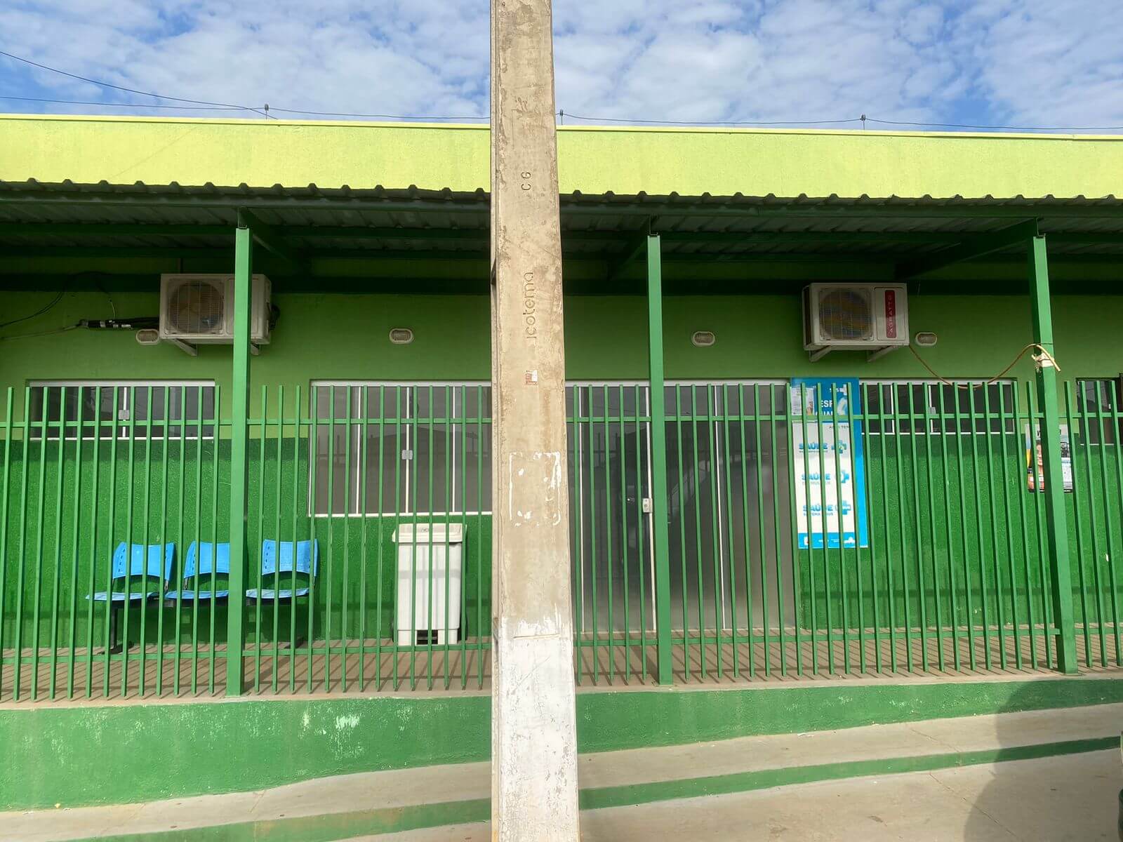 Fachada ou imagem institucional de ESF Guarizinho
